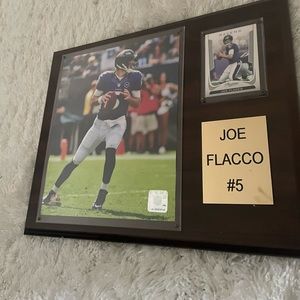 🚨HOST PICK💥 🔥🏈Official NFL Joe Flacco Wall Plaque #5 Ravens🏈🔥